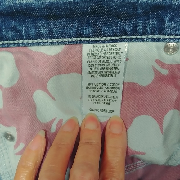 Lucky Brand Classic Rider Crop size 14/32 - Picture 8 of 8